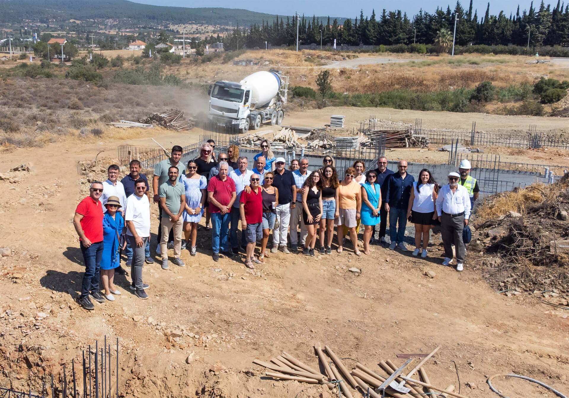 The foundation of the Modern Village Project was laid in Tan Urla